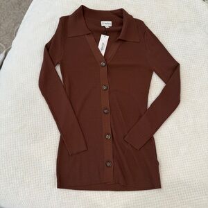 Brown Button-Up Longsleeve
